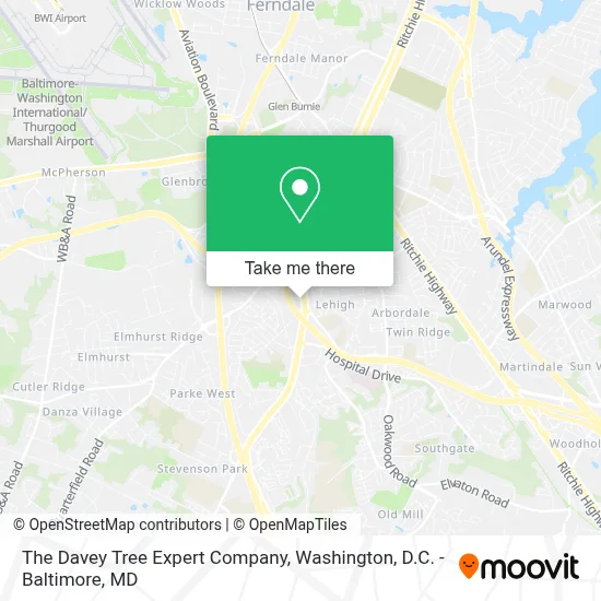 The Davey Tree Expert Company map