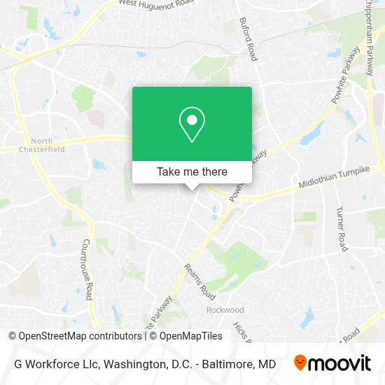 G Workforce Llc map
