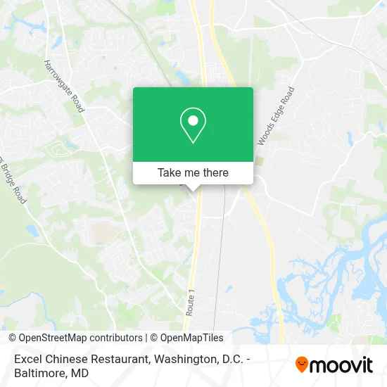 Excel Chinese Restaurant map