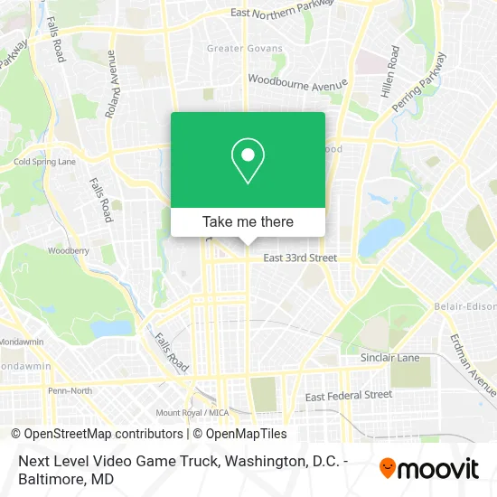 Next Level Video Game Truck map