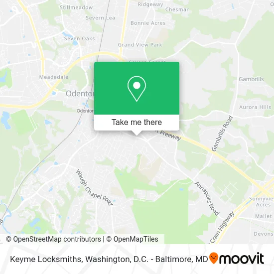 Keyme Locksmiths map