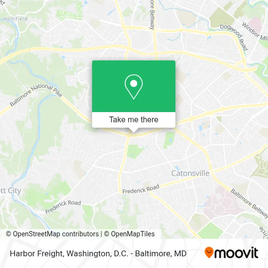 Harbor Freight map