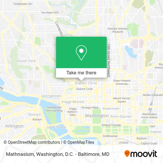 Mathnasium map
