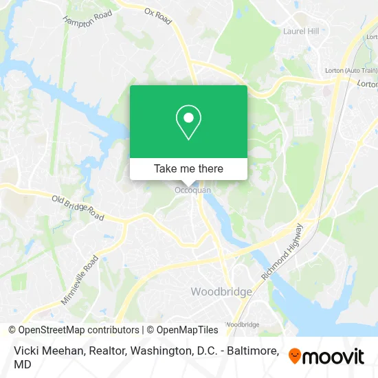 Vicki Meehan, Realtor map