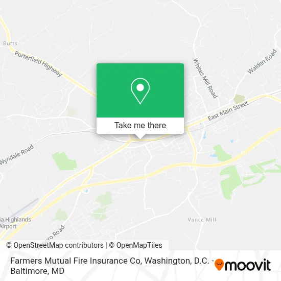 Farmers Mutual Fire Insurance Co map