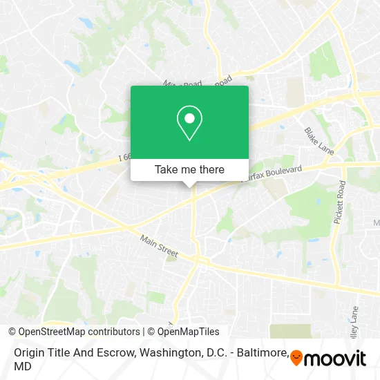 Origin Title And Escrow map
