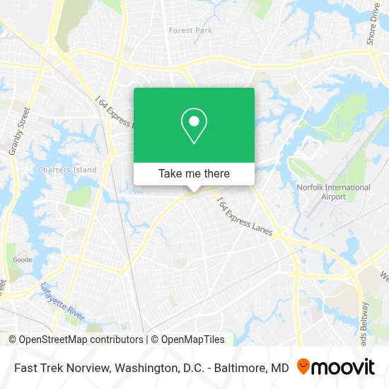 Fast Trek Norview map