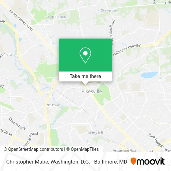 Christopher Mabe map