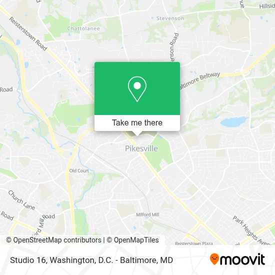 Studio 16 map