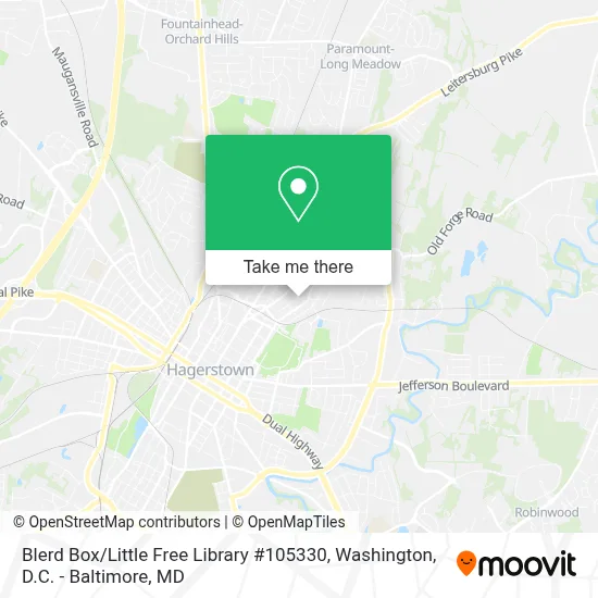 Blerd Box / Little Free Library #105330 map