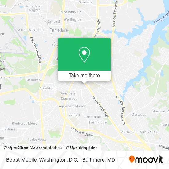 Boost Mobile map