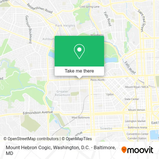 Mount Hebron Cogic map