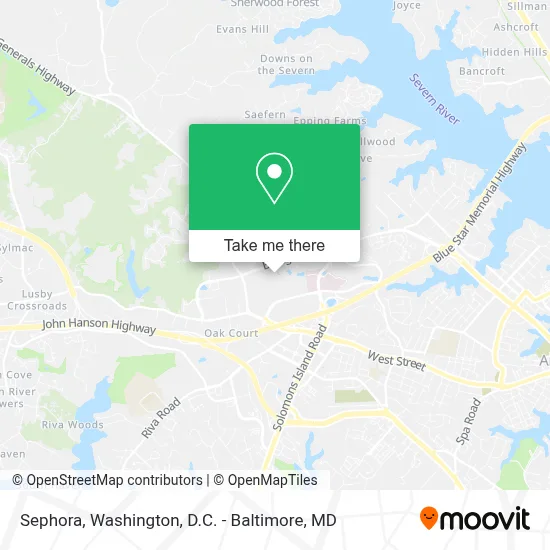 Sephora map