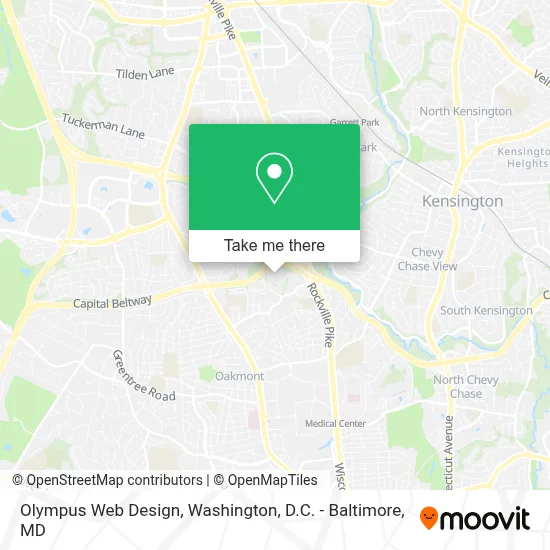 Olympus Web Design map