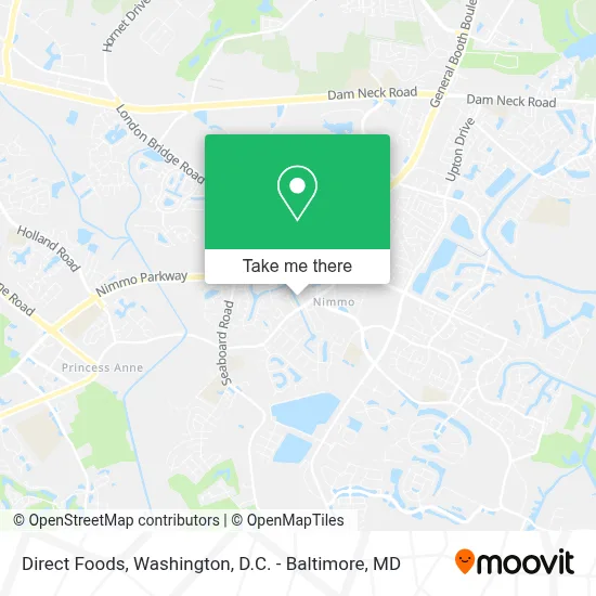 Direct Foods map