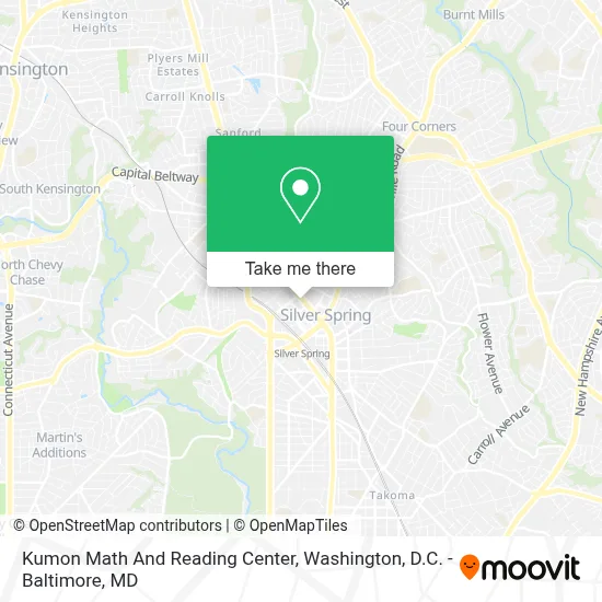 Kumon Math And Reading Center map