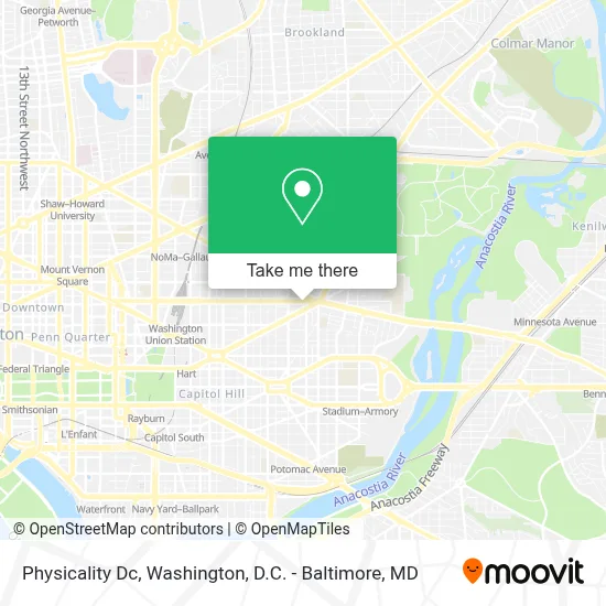 Physicality Dc map