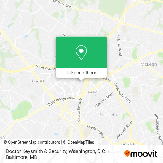 Doctor Keysmith & Security map