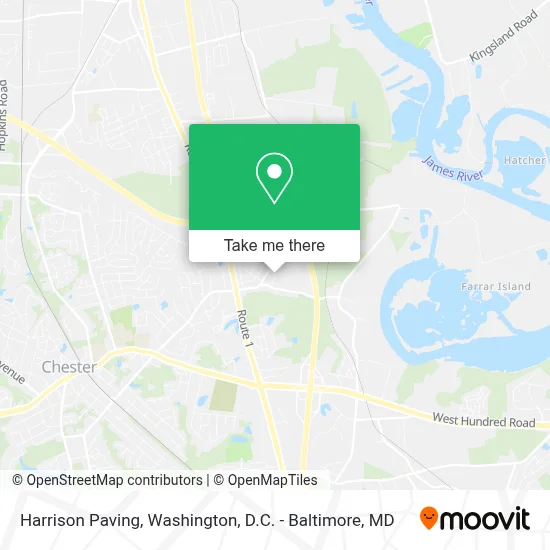 Harrison Paving map