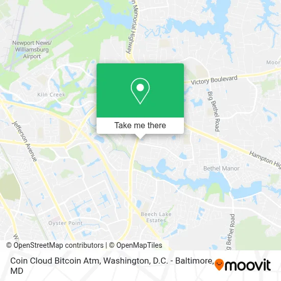Coin Cloud Bitcoin Atm map