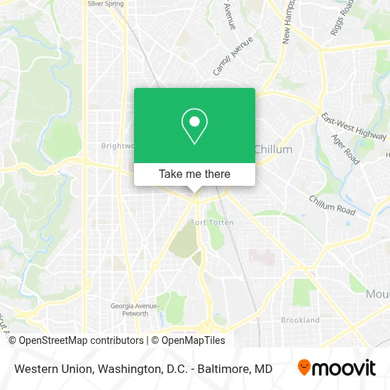 Western Union map