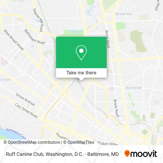 Ruff Canine Club map