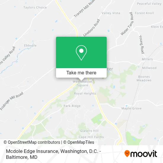 Mcdole Edge Insurance map
