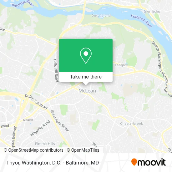 Thyor map