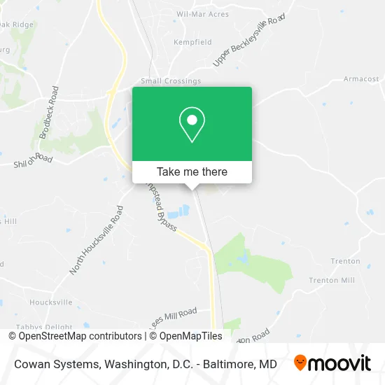 Cowan Systems map