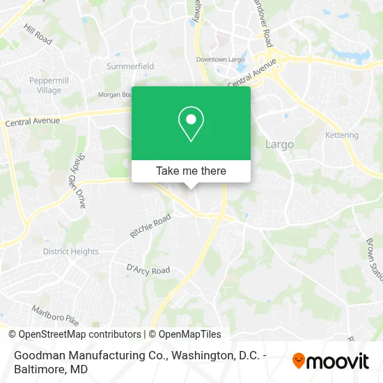 Goodman Manufacturing Co. map