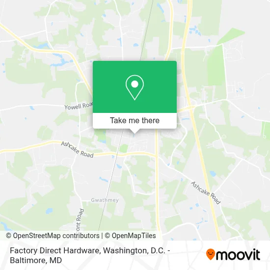 Factory Direct Hardware map