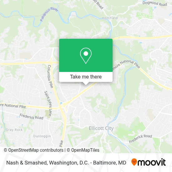 Nash & Smashed map