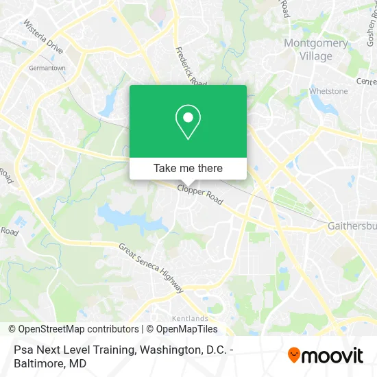 Psa Next Level Training map