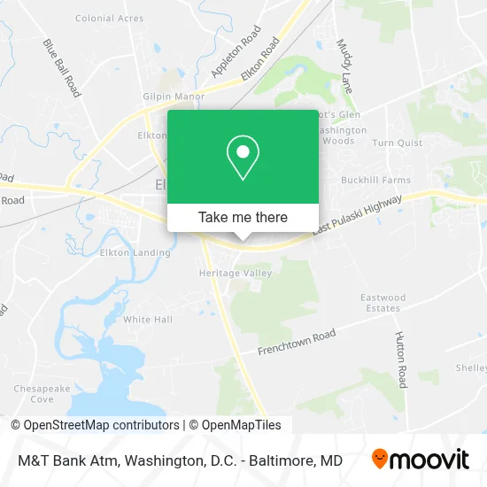 M&T Bank Atm map
