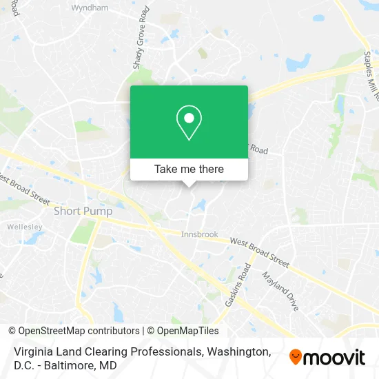 Virginia Land Clearing Professionals map