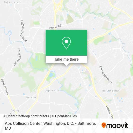 Aps Collision Center map