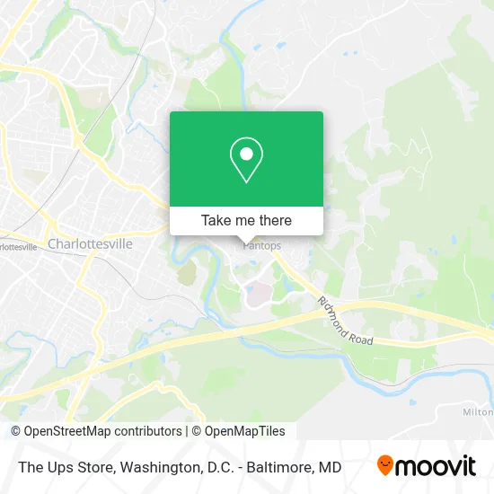 The Ups Store map
