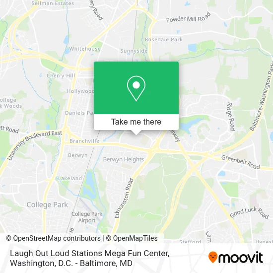 Laugh Out Loud Stations Mega Fun Center map