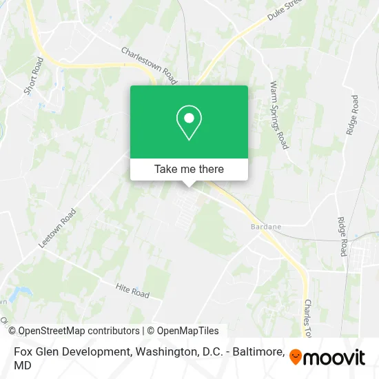 Fox Glen Development map