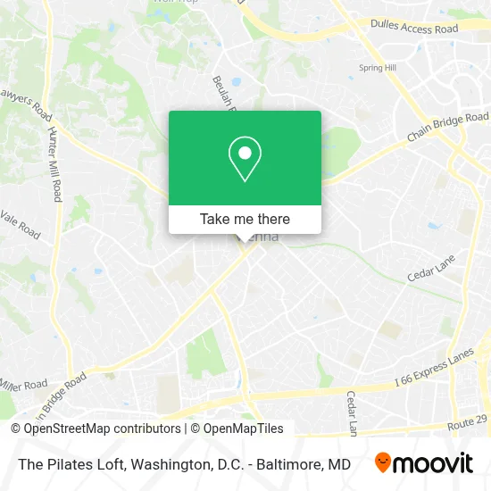 The Pilates Loft map