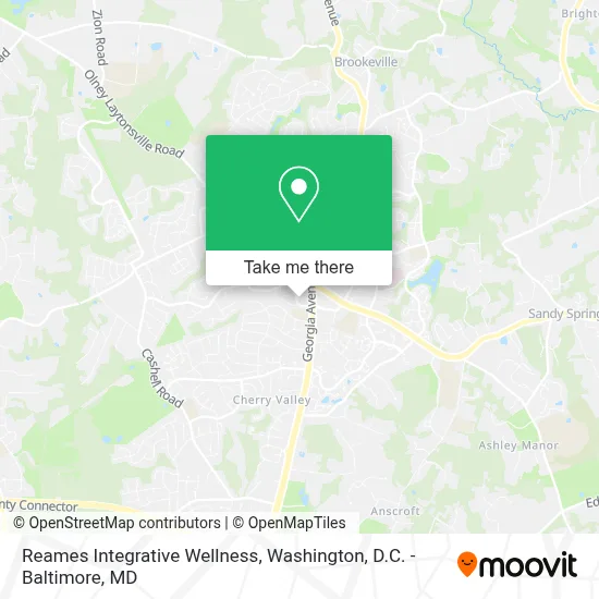 Reames Integrative Wellness map