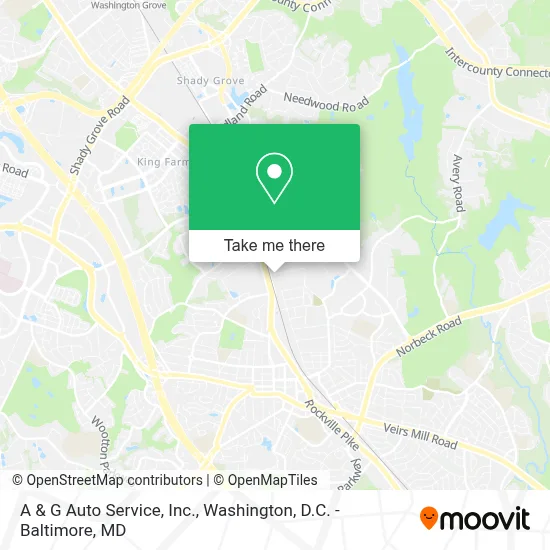 A & G Auto Service, Inc. map