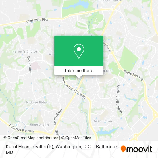 Karol Hess, Realtor map