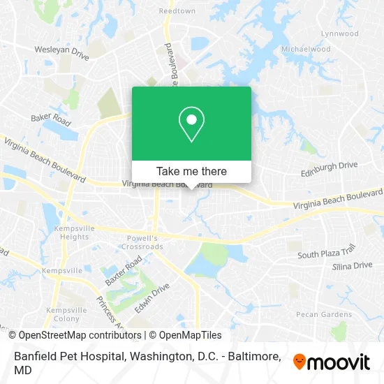 Banfield Pet Hospital map