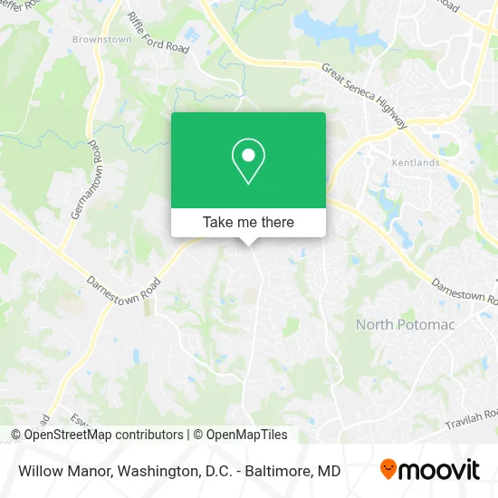 Willow Manor map