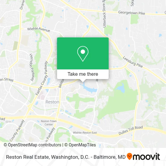 Reston Real Estate map