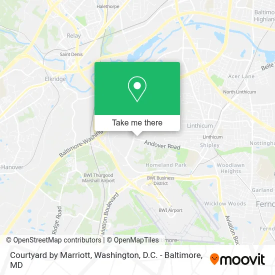 Courtyard by Marriott map