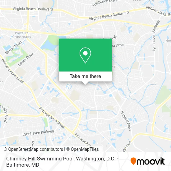 Chimney Hill Swimming Pool map