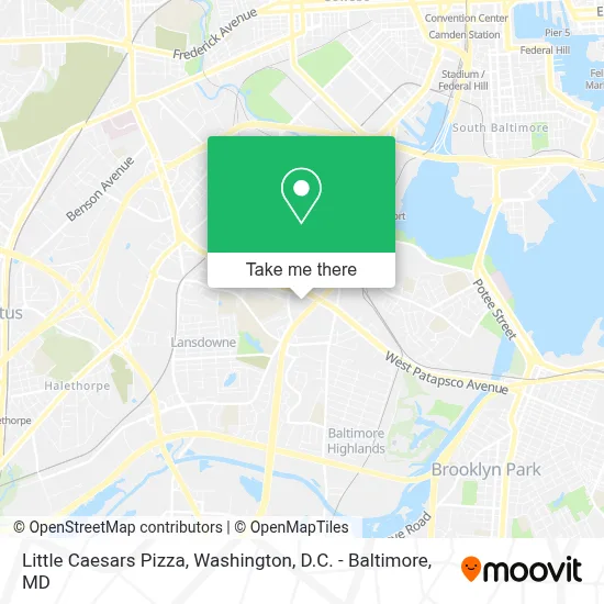 Little Caesars Pizza map