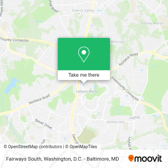 Fairways South map